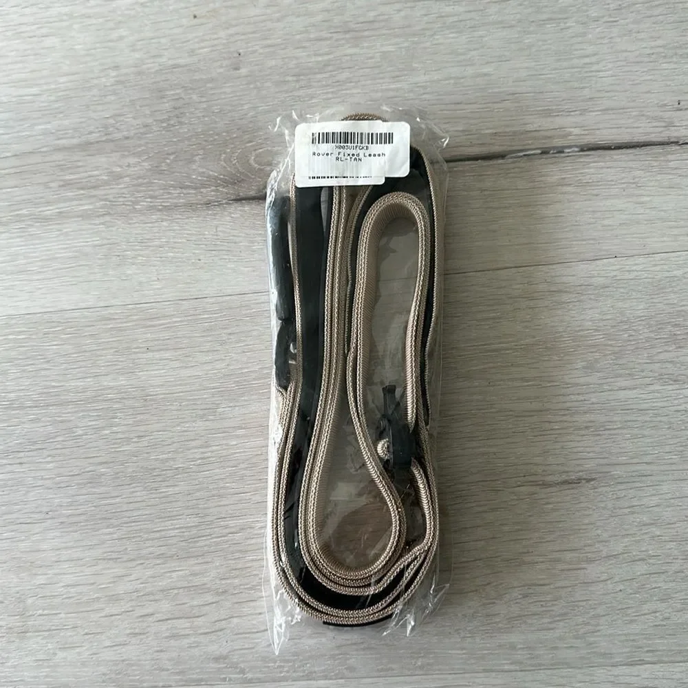 Mountain Hound River Fixed Leash Tan/Black NWT IN PACKAGE